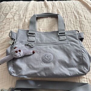 Kipling Gray Pilar Crossbody/ Satchel